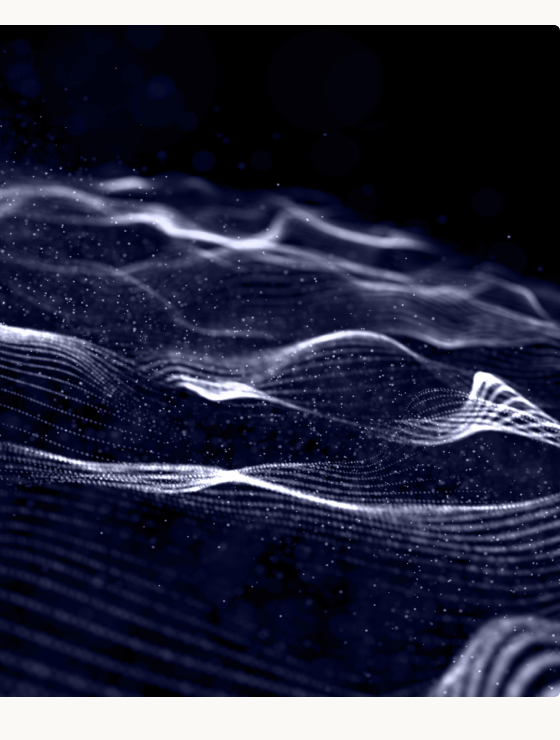 Abstract wave visual